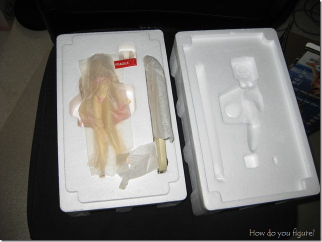 Careful, she's fragile!